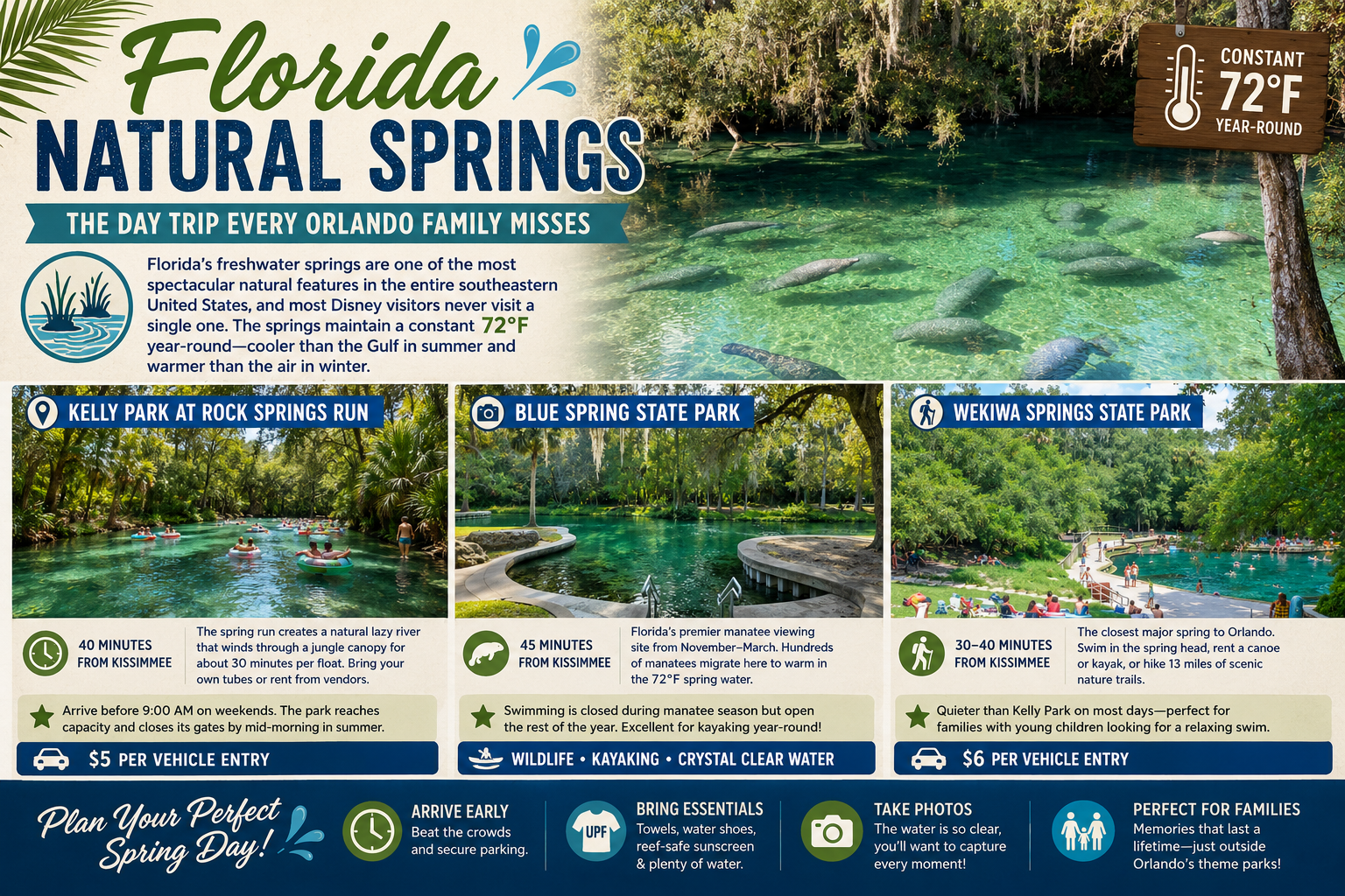 Florida Natural Springs: The Day Trip Every Orlando Family Misses