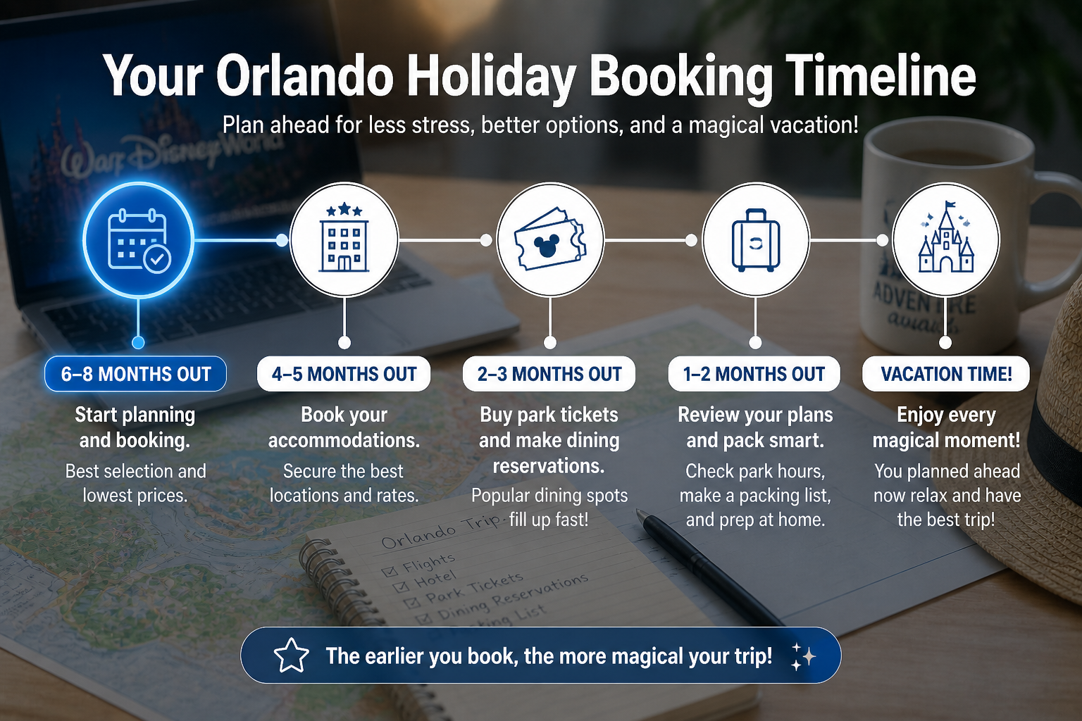 Orlando holiday planning timeline