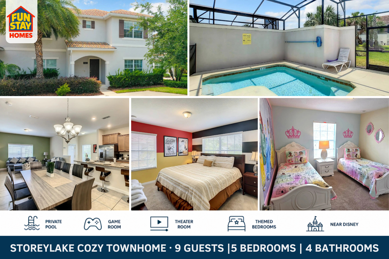 StoreyLake Cozy Townhome Near Disney and Universal