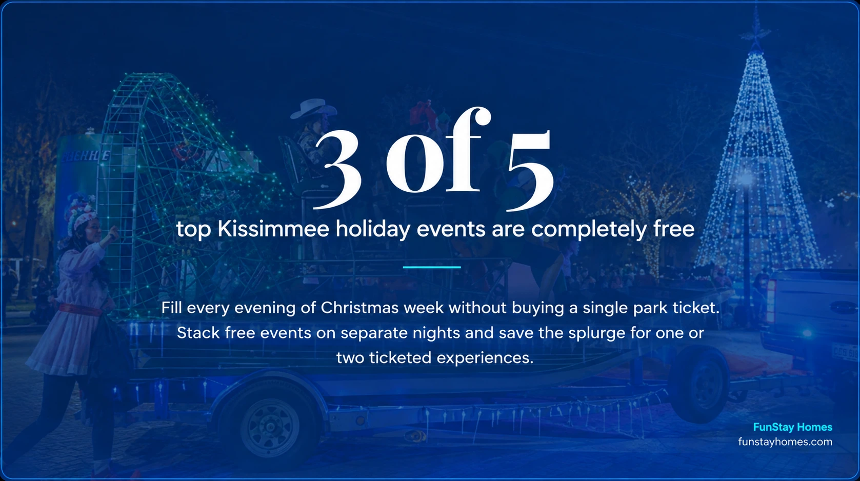 3 of 5 top Kissimmee holiday events are completely free
