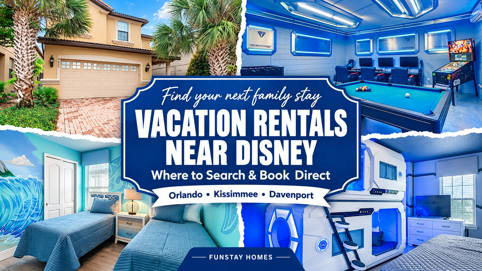 Best Website to Find Vacation Rentals Near Disney World in Orlando, Kissimmee and Davenport
